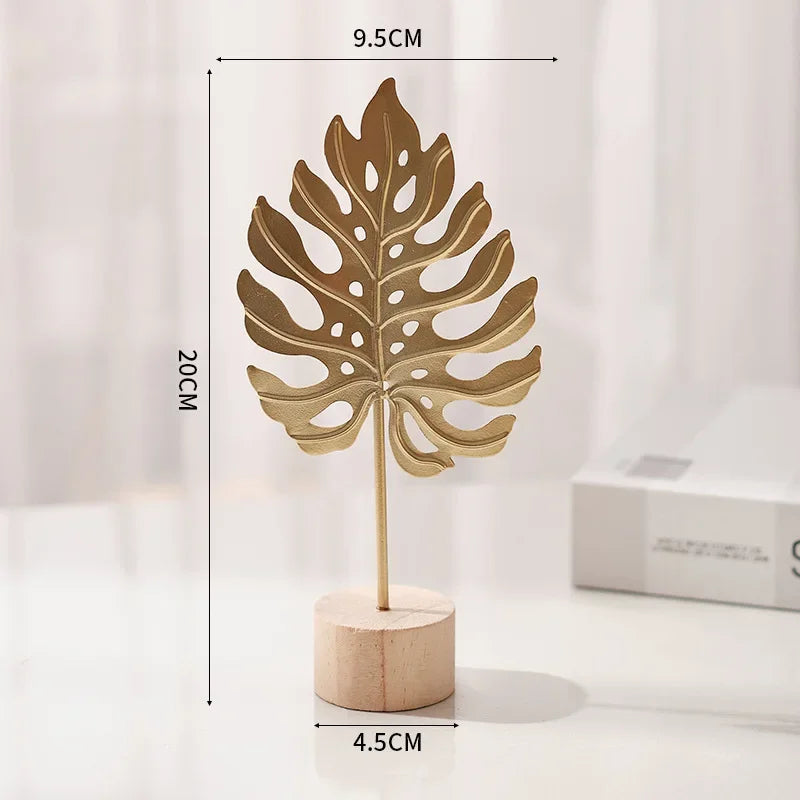1pcs Golden Ginkgo Leaf