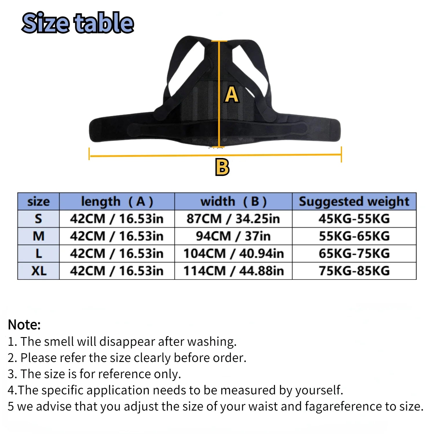 Back Support Brace Posture Corrector