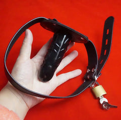 Lockable Dildo Gag