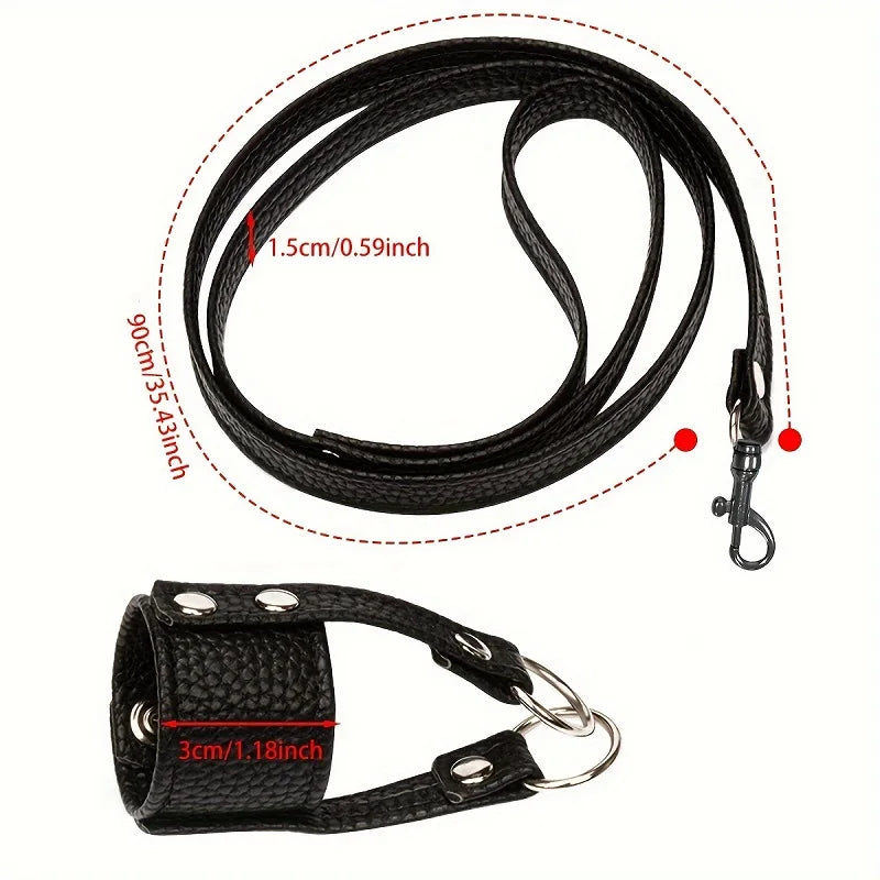 Male Leather Penis Ring