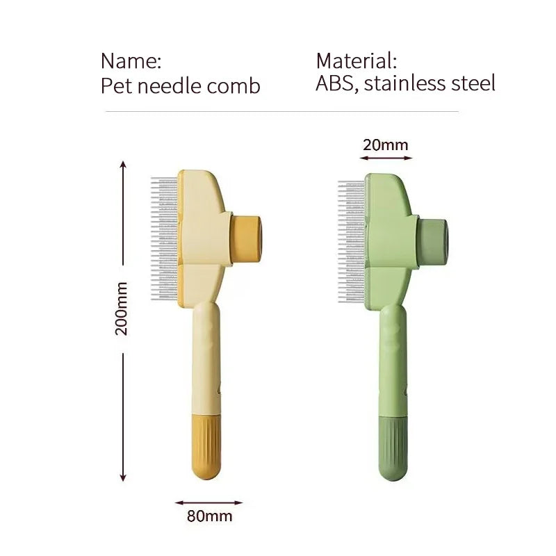 Self-Cleaning Pet Grooming Brush