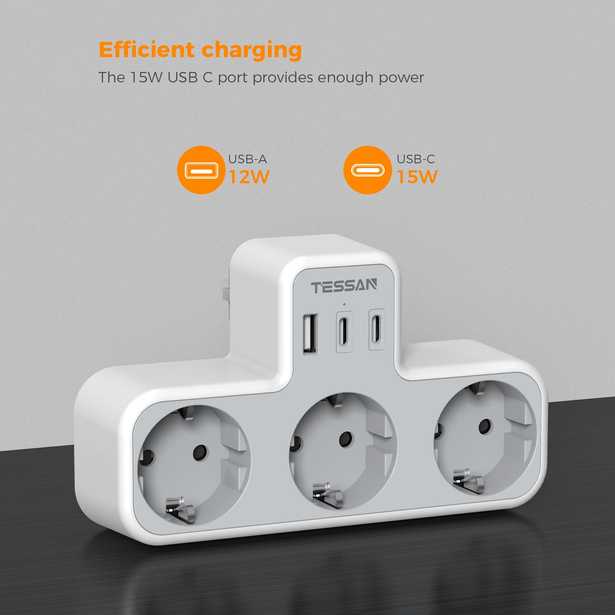 3 Way Wall Socket