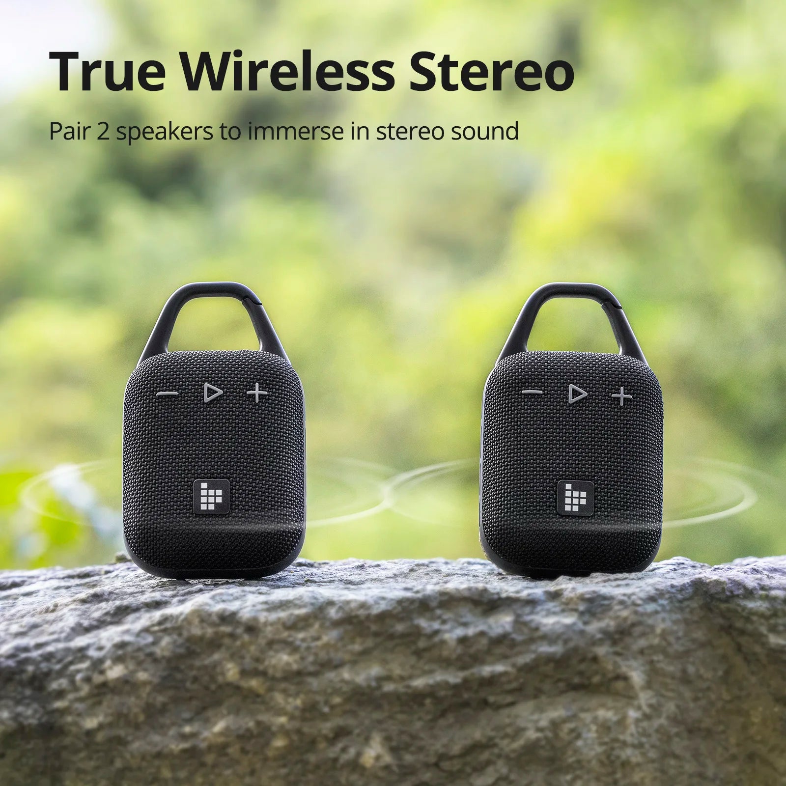 Portable Bluetooth Speaker with Hook