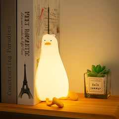 Cute Silicone Duck Lying Night