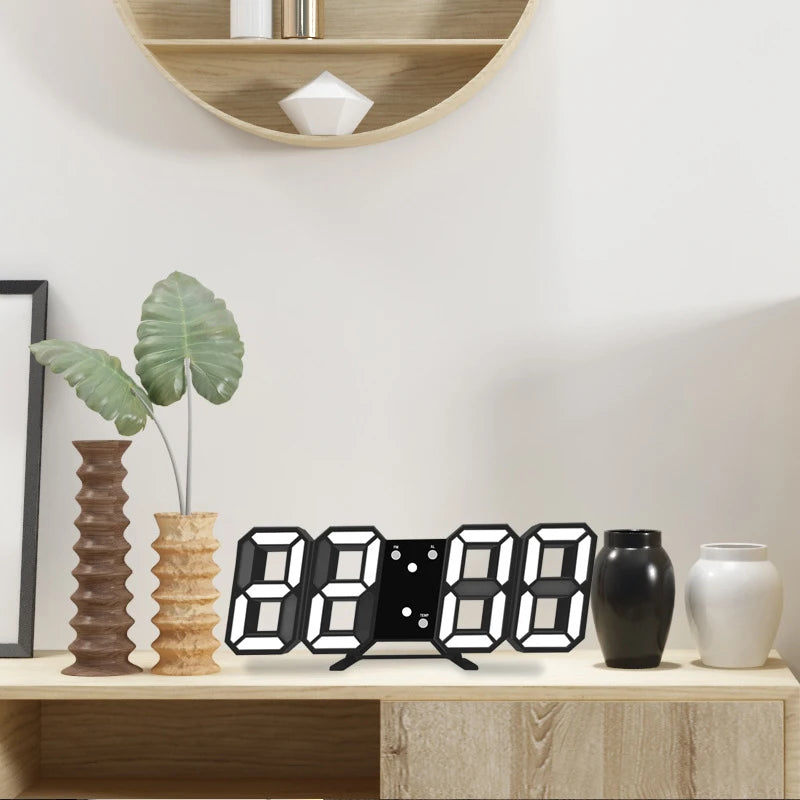 3D LED Digital Alarm Clock