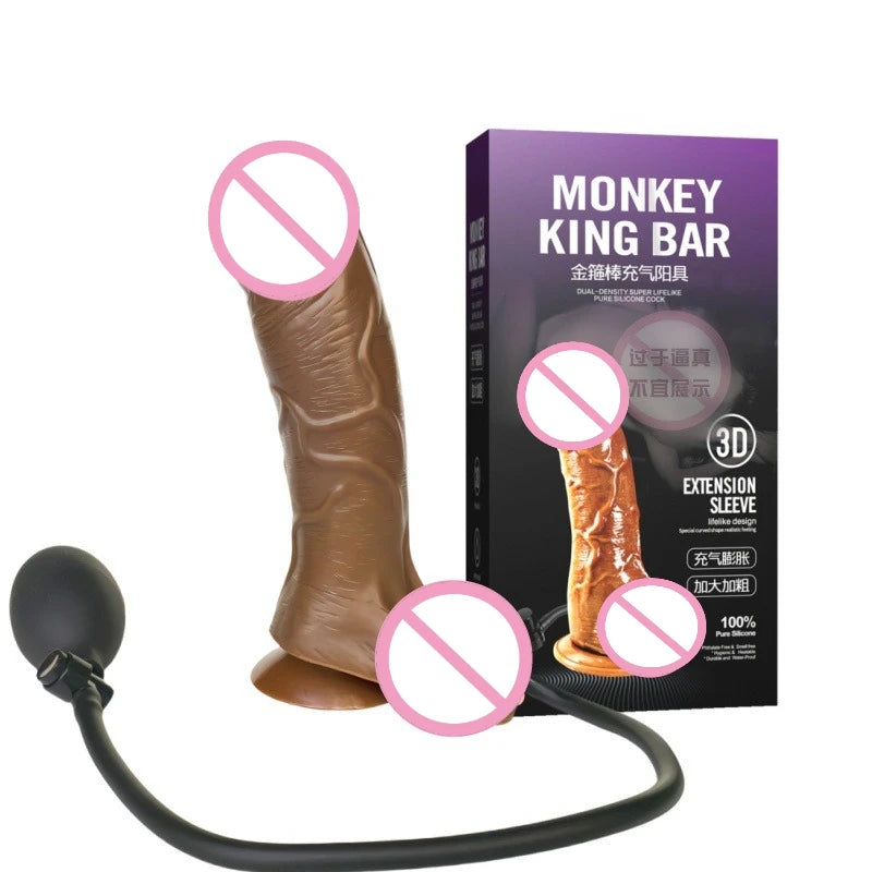 Inflatable Size Realistic Dildo