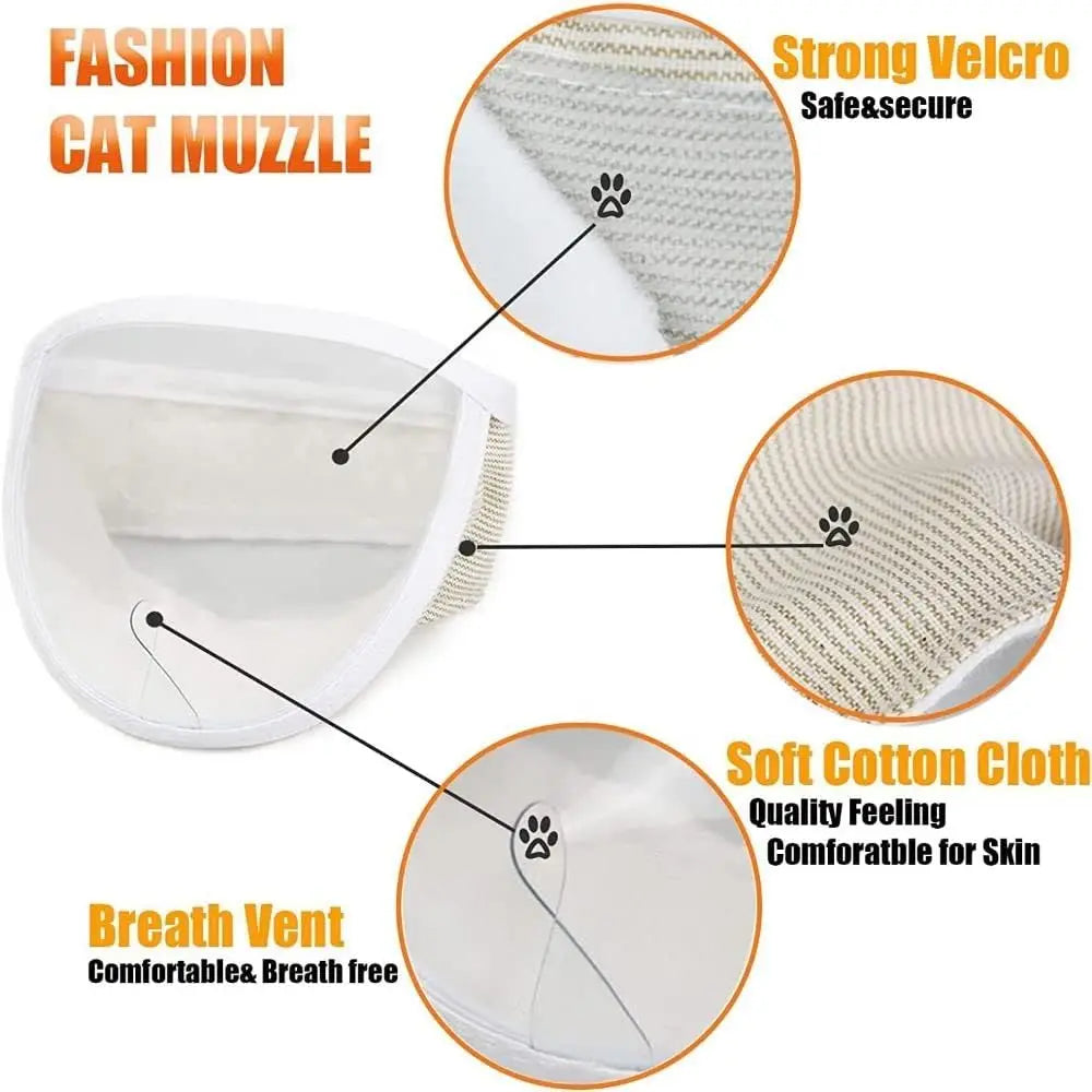 Cat Anti Bite Muzzles Helmet