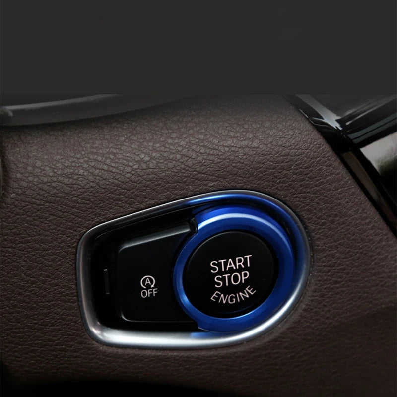 Car Engine Start button  Key Ring