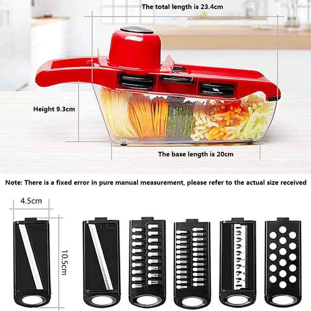 Vegetable Cutter with Steel Blade Slicer