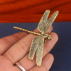 Vintage Brass Dragonfly Figurine