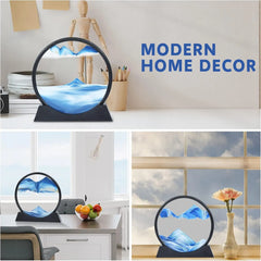 3D Hourglass  Moving Sand Art