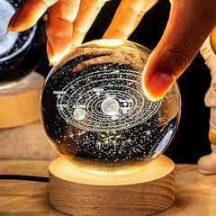 USB  Crystal Ball Table Lamp