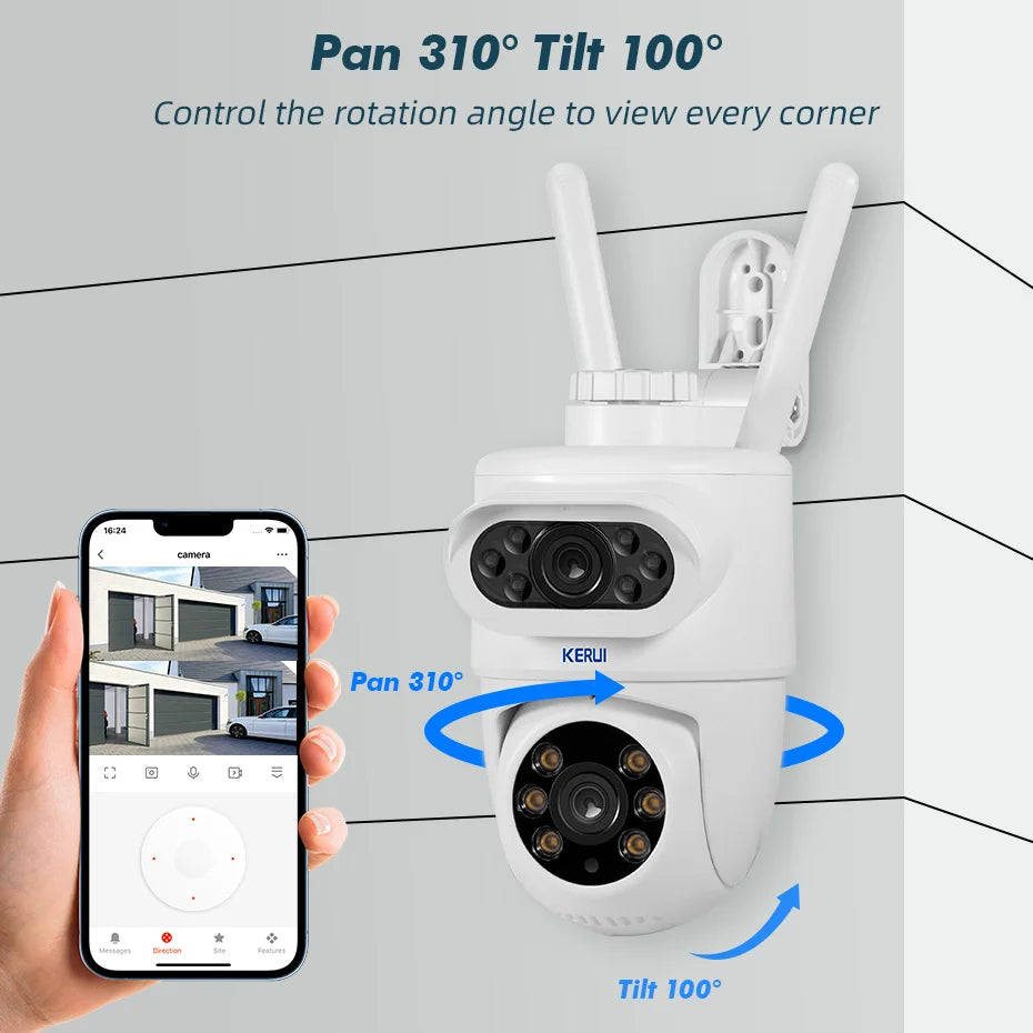 Dual Lens WiFi IP Camera