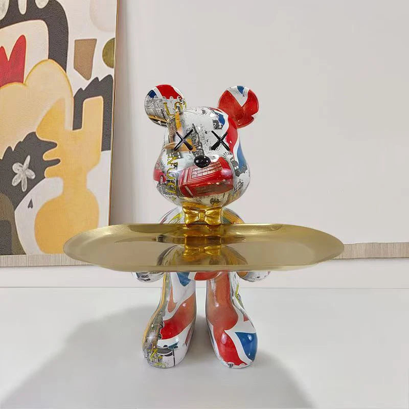 21cm Graffiti Bear Ornament