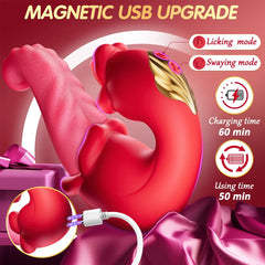 Tongue Licking Clitoral Vibrator for Women