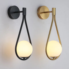 Luxury Glass Ball LED Wall lamp