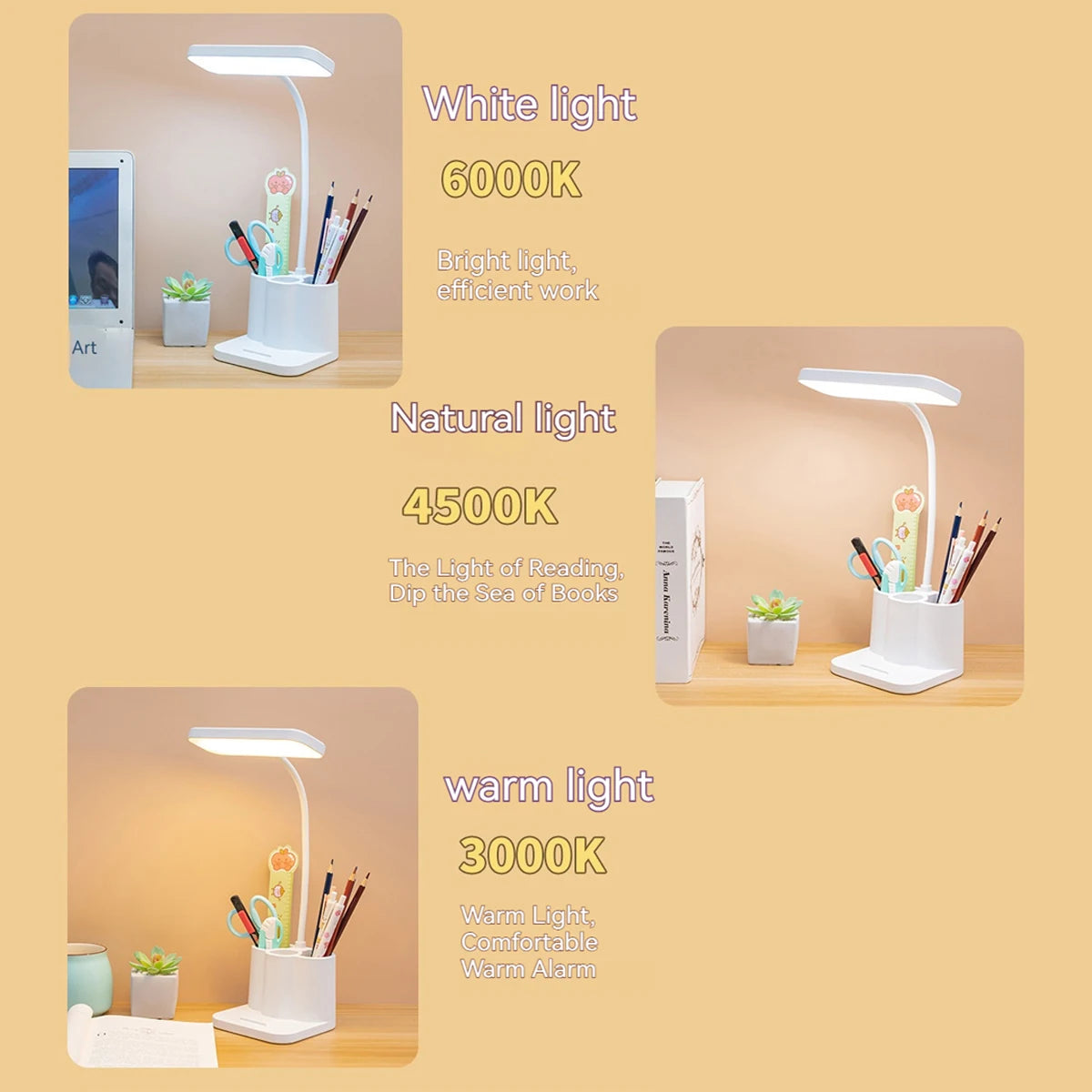 USB Rechargeable Table Lamp