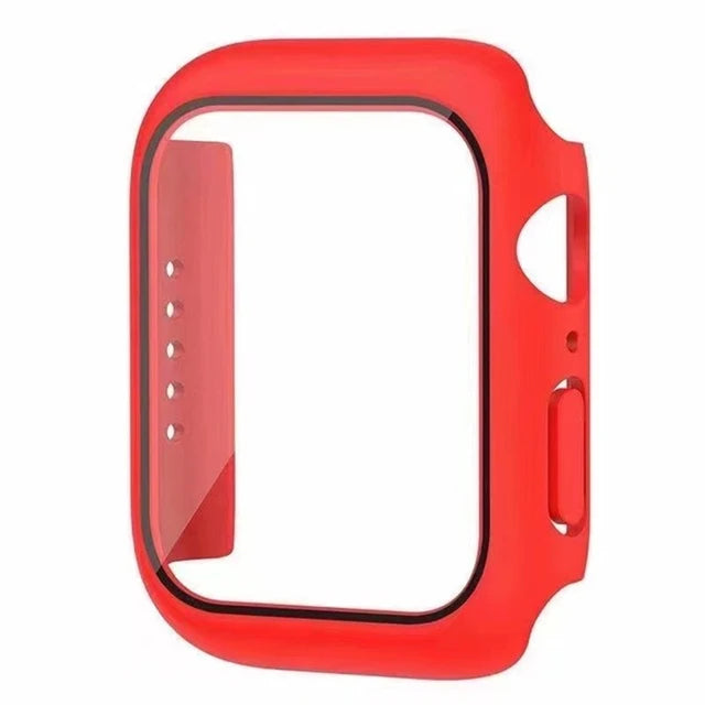 Tempered glass+Case for Apple Watch