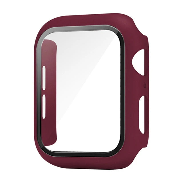 Tempered glass+Case for Apple Watch