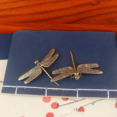 Vintage Brass Dragonfly Figurine