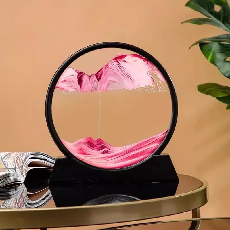 3D Hourglass  Moving Sand Art
