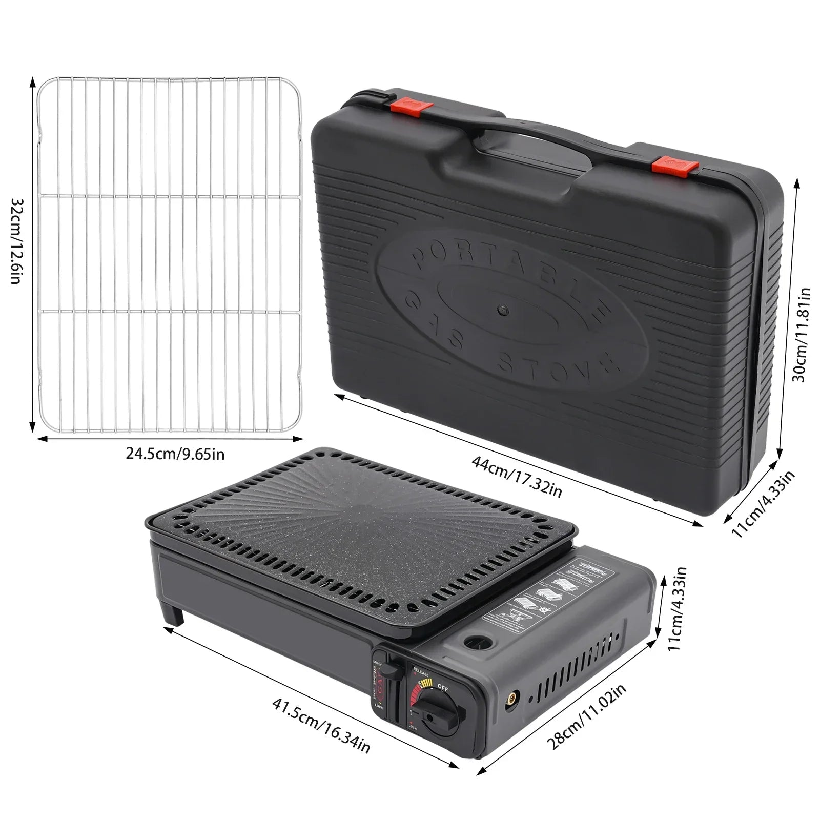 Portable Butane Gas Grill