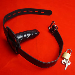 Lockable Dildo Gag