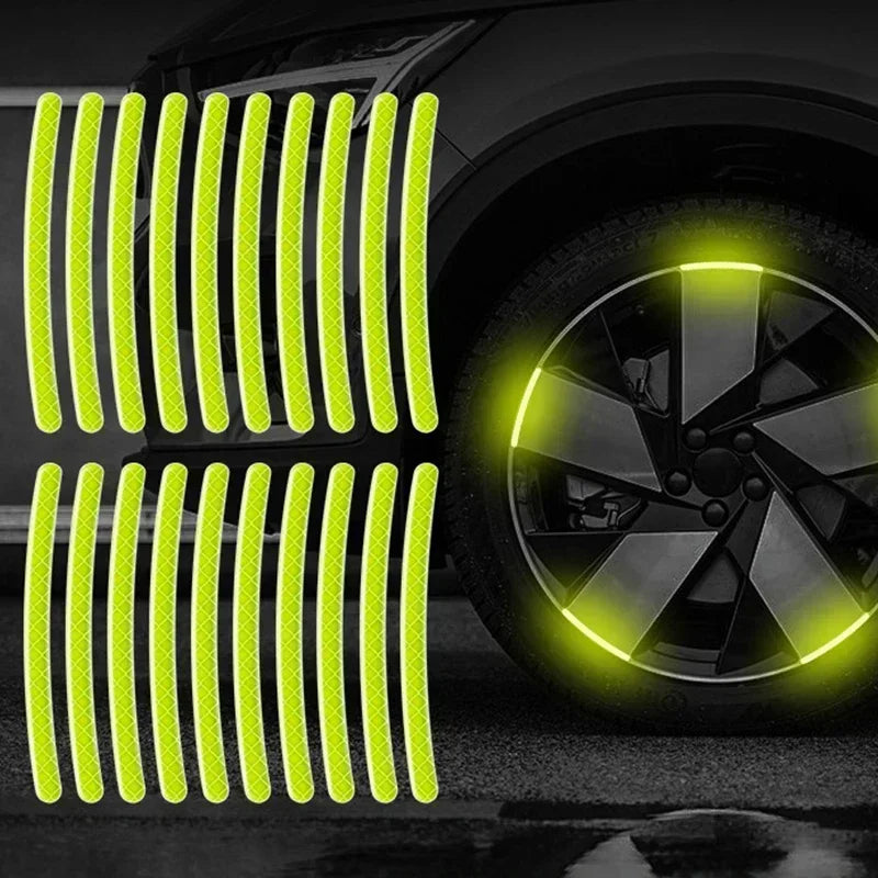Car Wheel  Stripes Sticker