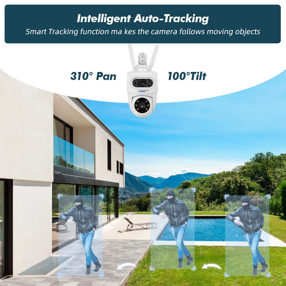 Dual Lens WiFi IP Camera