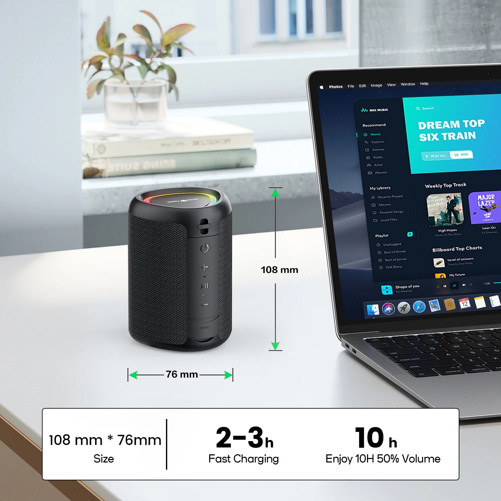 Mini Portable Bluetooth Speaker