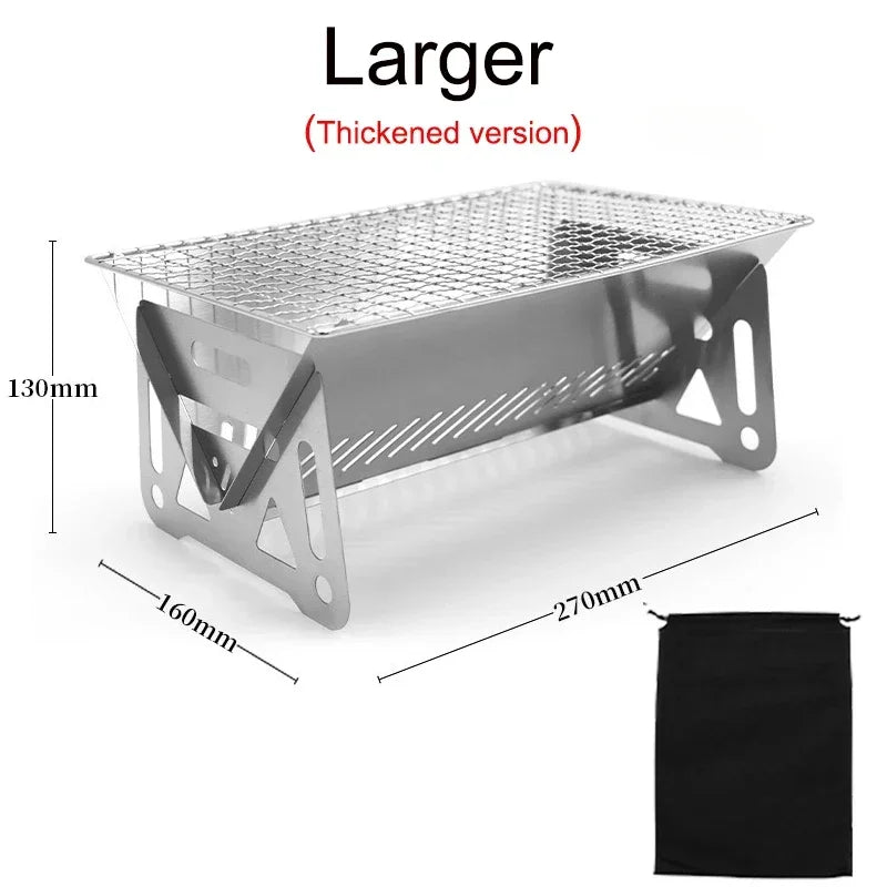 Portable Folding Barbecue Grill