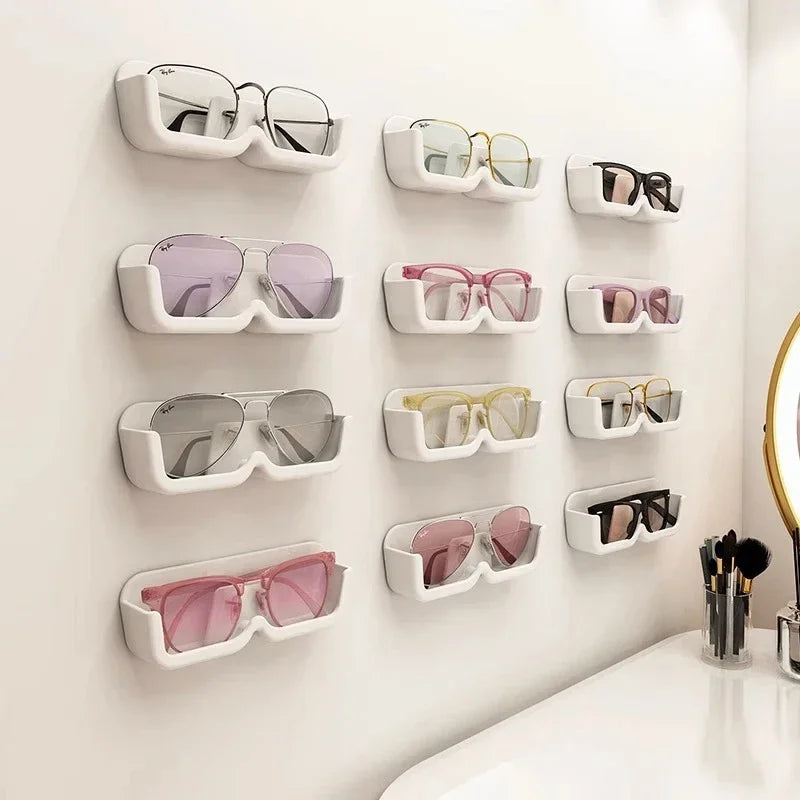 Self-Adhesive Wall-Mounted Glasses
