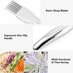 Green Onion  Chopped  Knife