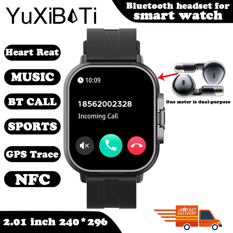 Smart Watch  With Earphone