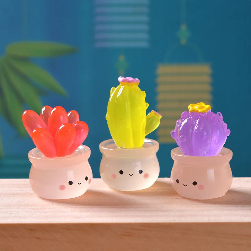 Cute Luminous Succulent Cactus