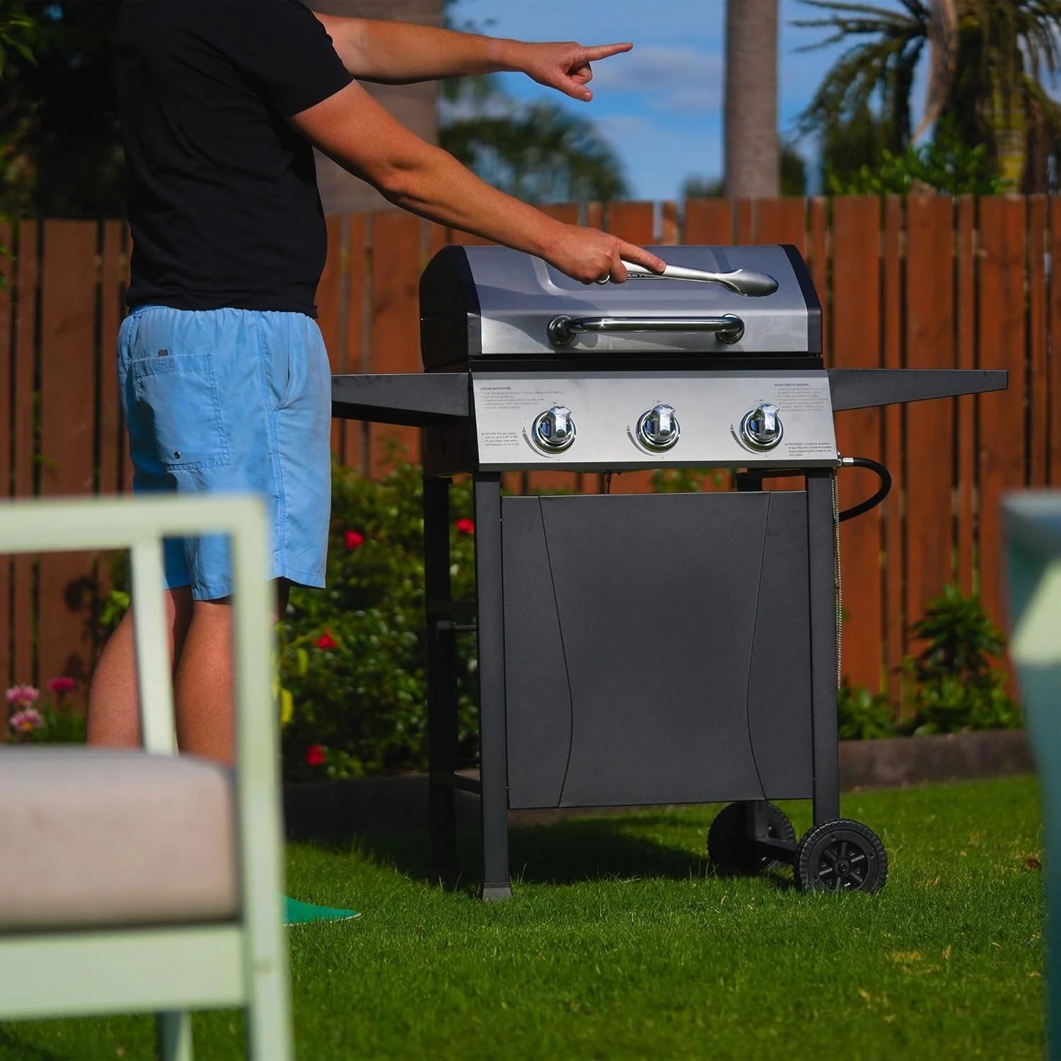 Propane Gas Grill for Barbecue