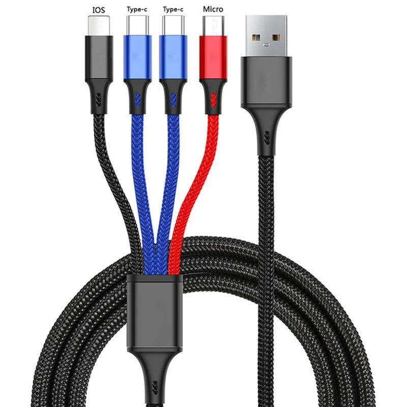 3 In 1 USB  Fast Charging Cable