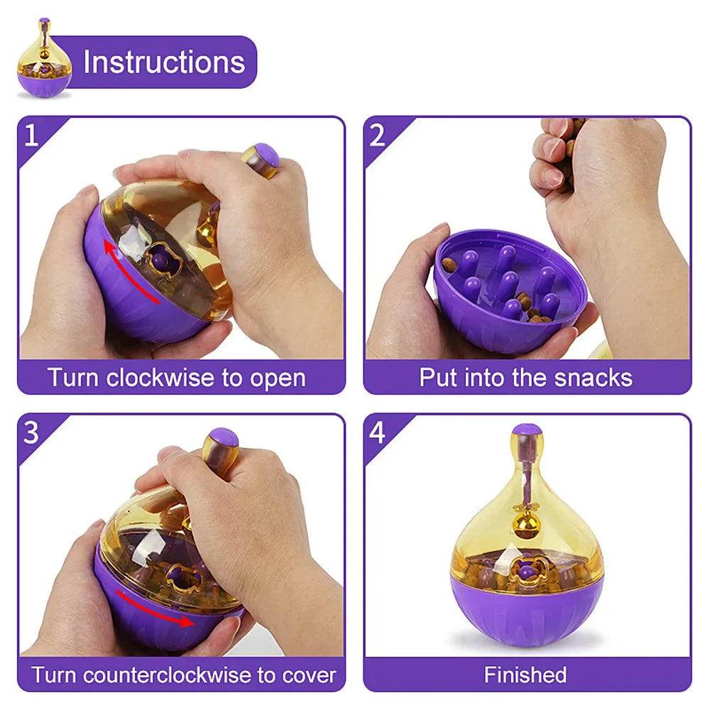 Pet Cat Fun Bowl Feeding Toys