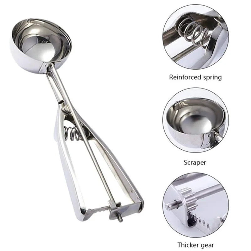 Multi-style Stainless Steel Ice Cream Scoop