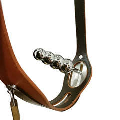 T-Shaped Leather Chastity Belt