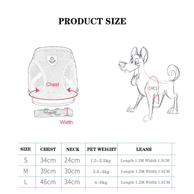Cat Adjustable  Harness Vest