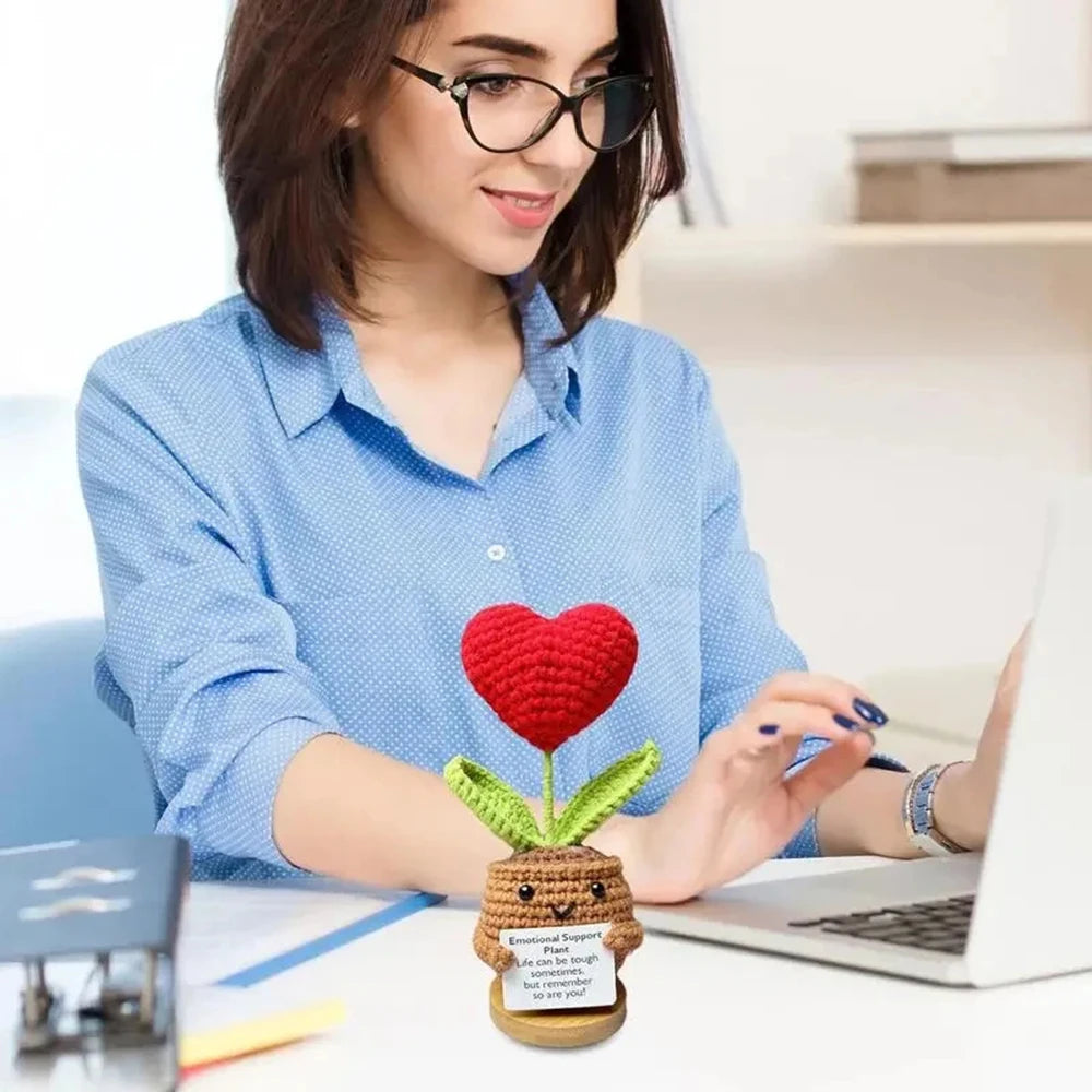 Energy Heart Flower  Ornament