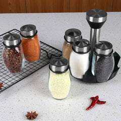 Bottle Glass Jar and Spice Jar