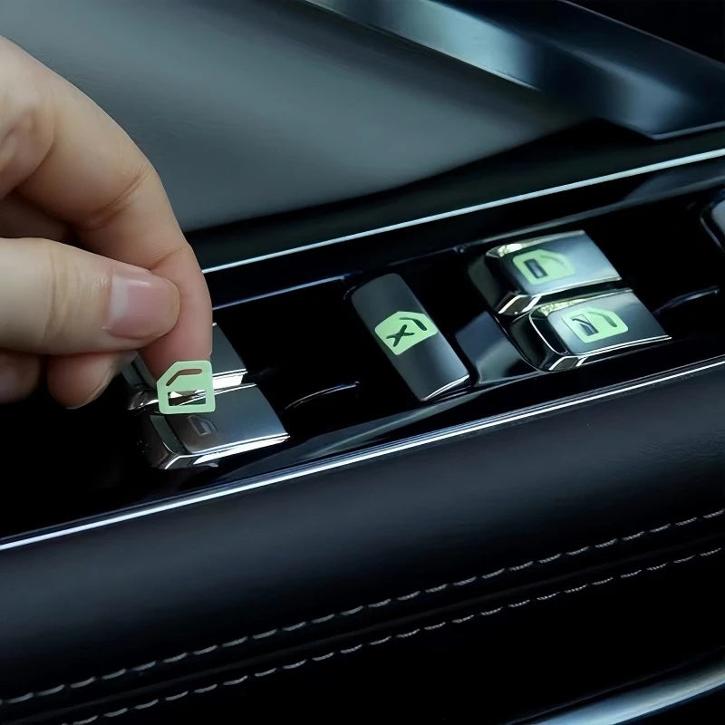 Car Function Button Switch  Sticker