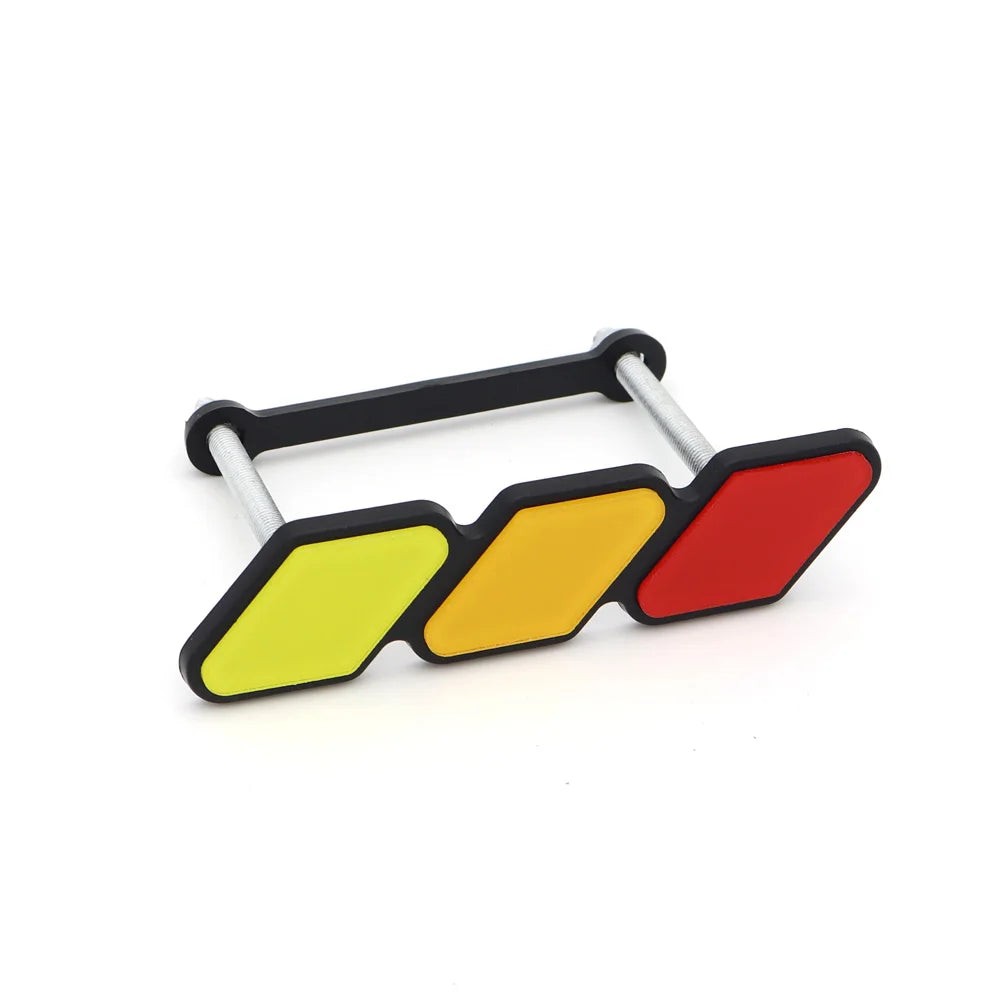 3 Colors Grille Badge