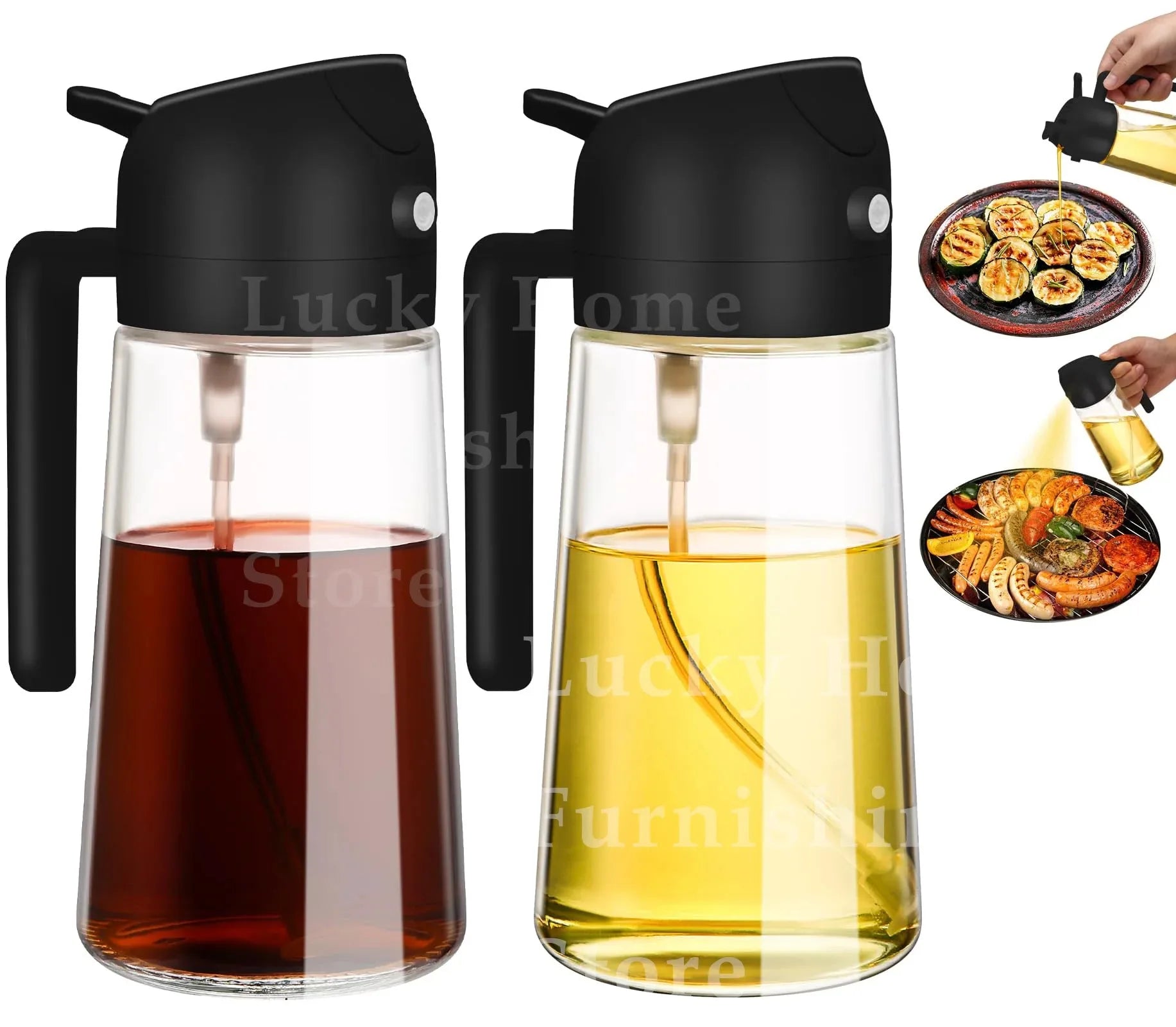 2in1 Olive Oil Dispenser Bottle