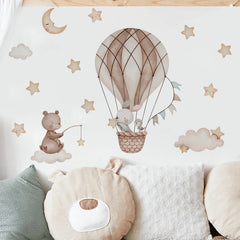 Animals Bear Rabbits Wall Stickers