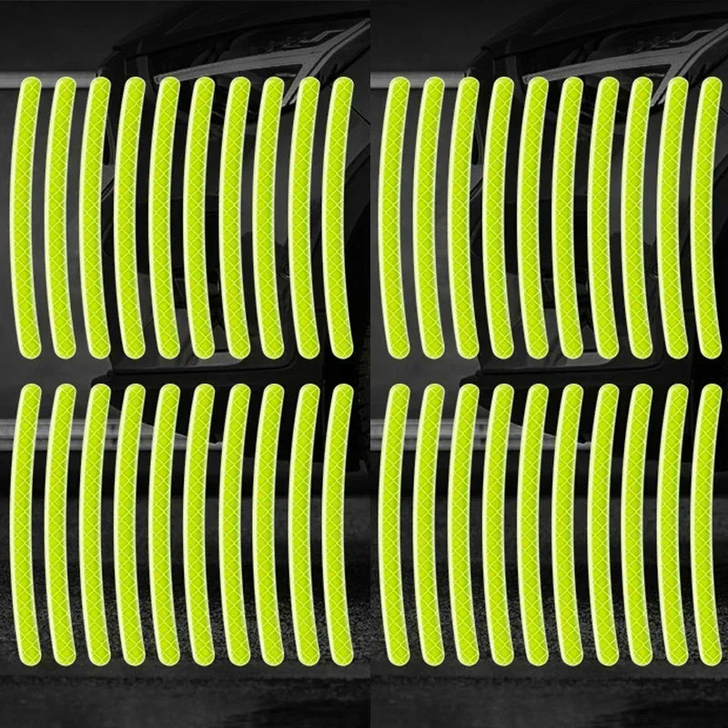 Car Wheel  Stripes Sticker