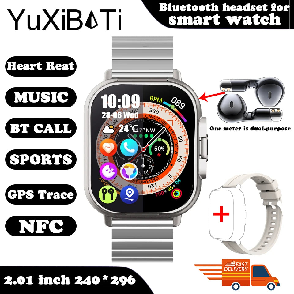 Smart Watch  With Earphone