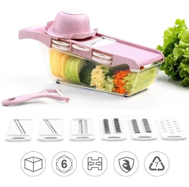 Vegetable Cutter with Steel Blade Slicer
